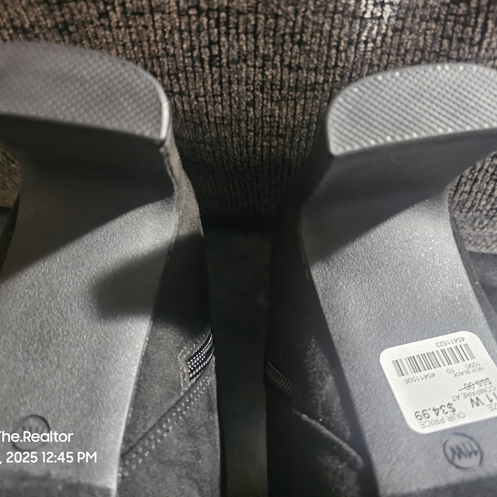 Black Suede Heeled Boots